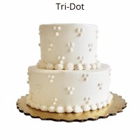 Anniversary cake tri-dot style.