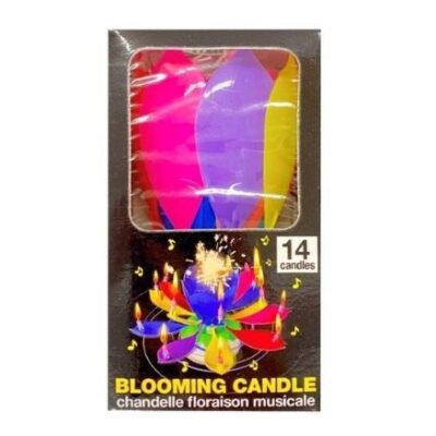 Blooming candle example.