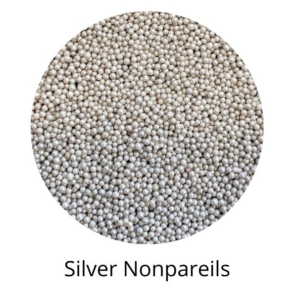 Silver nonpareils example.