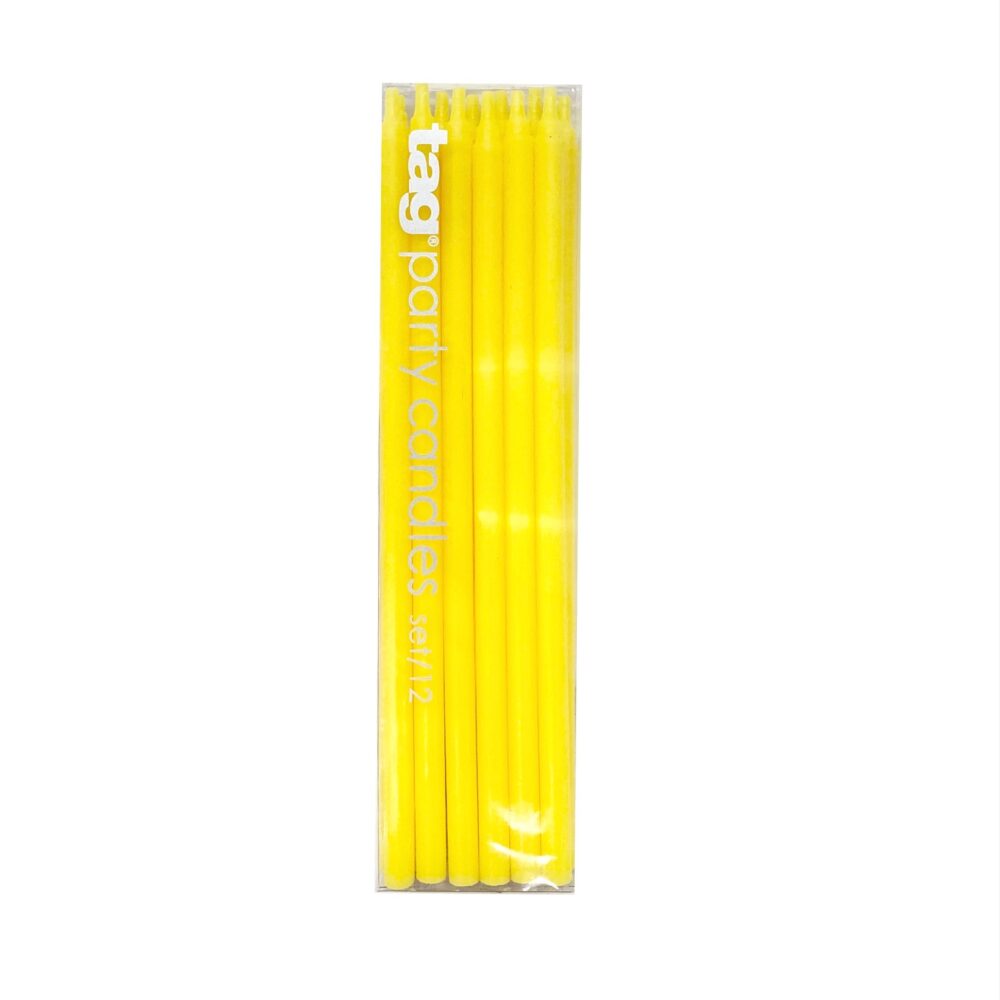 TAG yellow tapers.